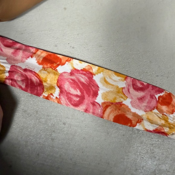 Coach Taylor Floral Canvas Tote Bag Tan Leather Trim F28287 Multi Color - Picture 6 of 6